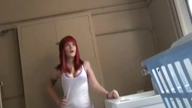 Bitch შავი tights გარეშე panties თვალწინ კამერა