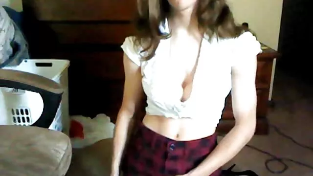 ცხელი chick sexy lingerie seduces ქმარი