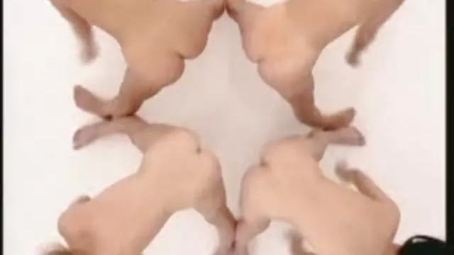 გერმანელი გოგონა საყელო და stockings masturbates მისი shaved pussy